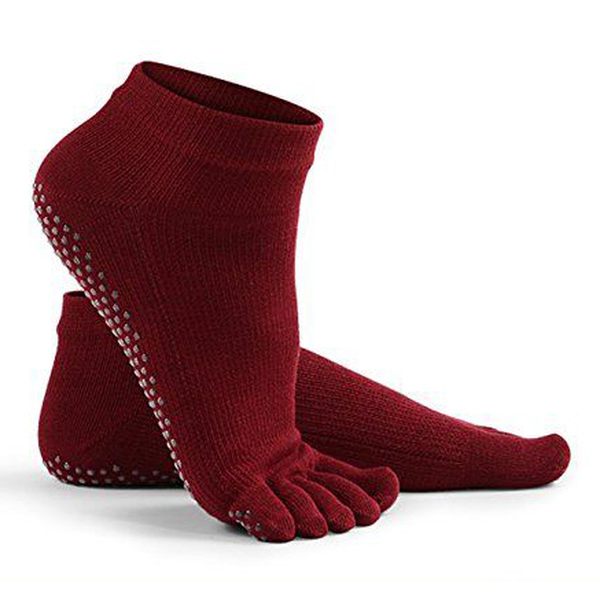 yoga toe socks with silicone